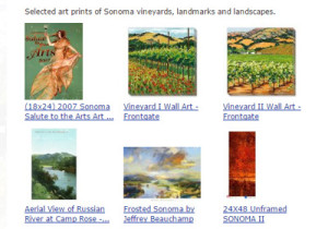 Sonoma Wine Country, Art Prints