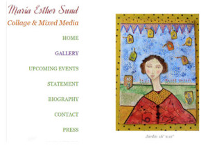 Maria Esther Sund, art on cover of art trails