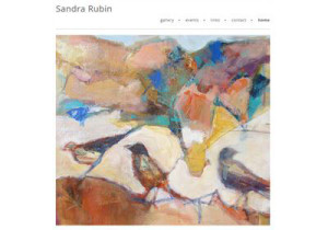 Sandra Rubin, painting of birds